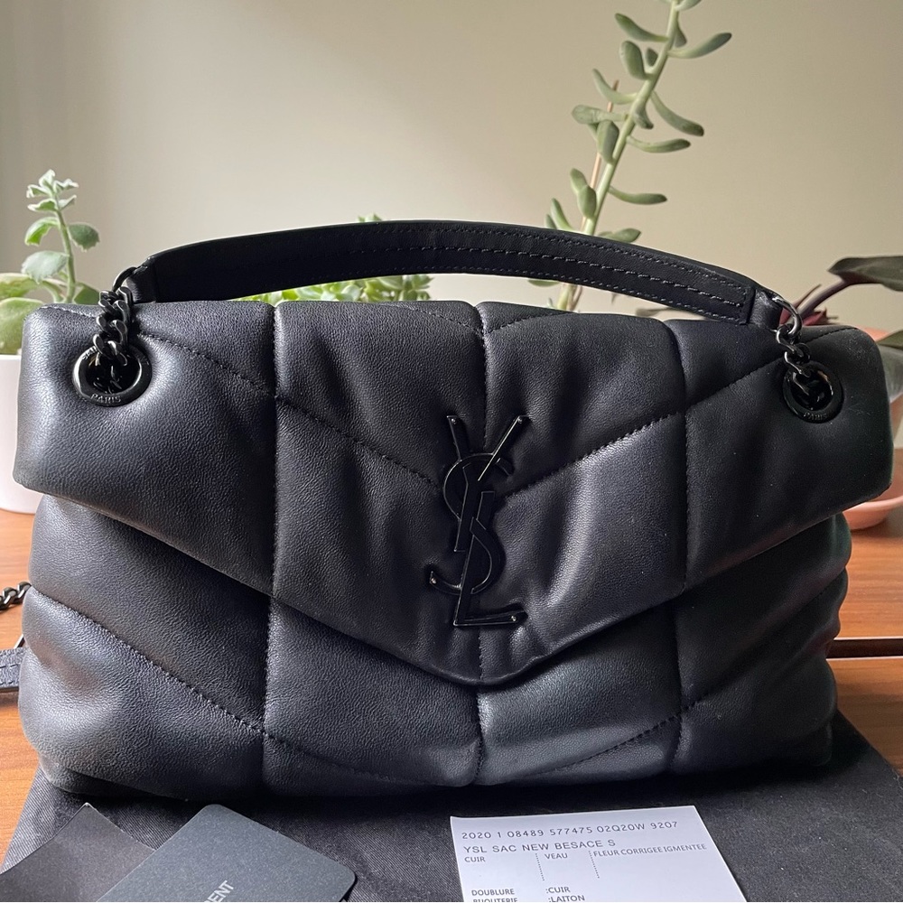 YSL LOU LOU PUFFER IN QUILTED NAPPA LEATHER - Picture 15 of 15